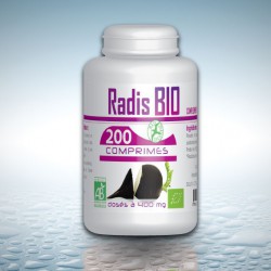 Radis Noir biologique - 200 comprimés à 400 mg