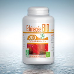 Echinacéa biologique -200 comprimés à 400 mg