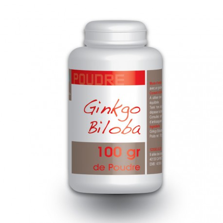 Ginkgo Biloba - Poudre 100 gr