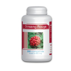 Ginseng rouge- 200 comprimés à 400 mg