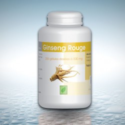 Ginseng Rouge - 200 gélules à 300 mg