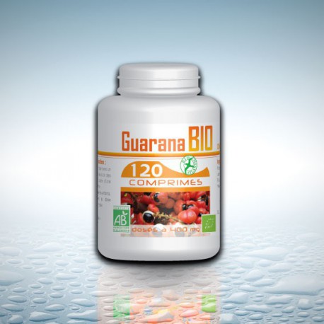 Guarana biologique - 120 comprimés à 400 mg