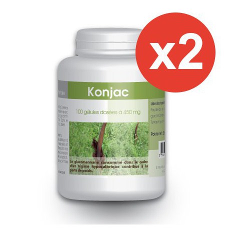 Konjac 2x100 gélules 450 mg