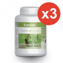 Konjac 3x100 gélules 450 mg