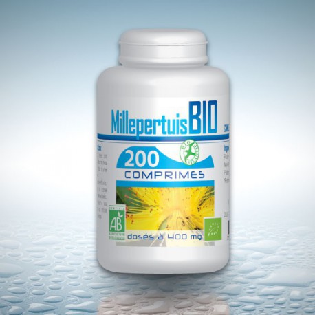 Millepertuis biologique-200 comprimés à 400 mg