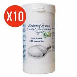 Xylitol en poudre - 500 gr x 10