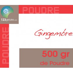 Gingembre racine en poudre 500 gr