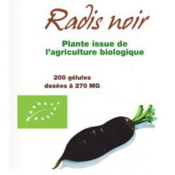Radis Noir  Bio - 200 gelules 