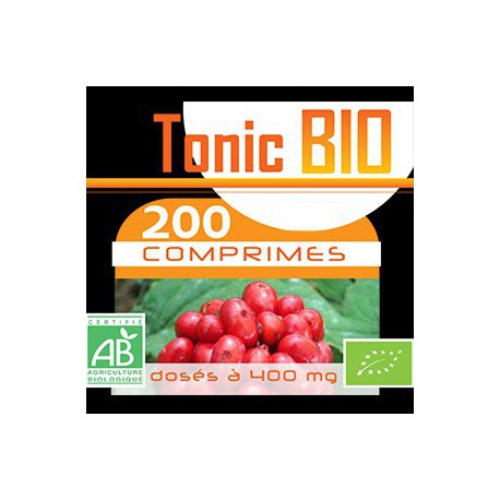 200 Comprimes complexe Tonic Bio- Echinacea-Ginkgo biloba-Ginseng rouge 400 mg