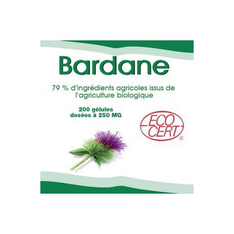 Bardane Bio - 200 gelules classiques