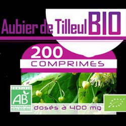 200 Comprimes Aubier de Tilleul Bio 400 mg