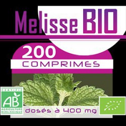 Mélisse Bio 400 mg - 200 Comprimés 