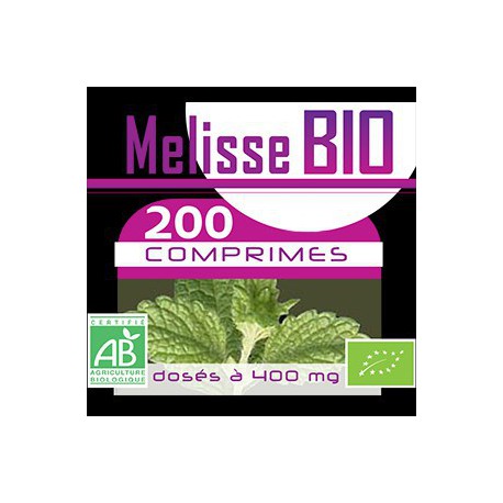 200 Comprimes Melisse Bio 400 mg