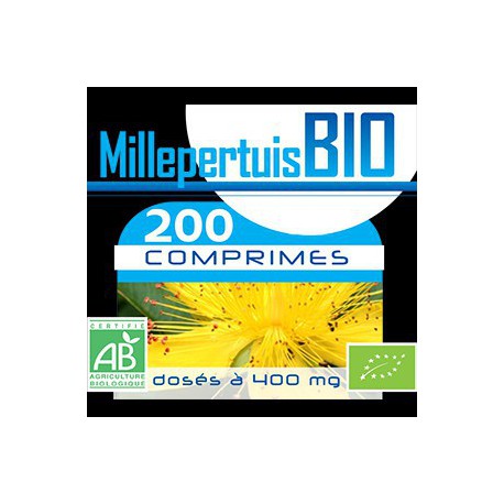 200 Comprimes Millepertuis Bio 400 mg