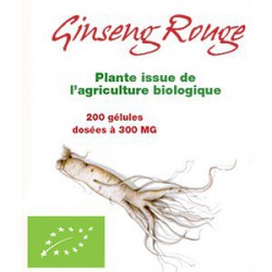 Ginseng Rouge Bio - 200 gelules classiques