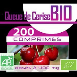200 Comprimes Queue de Cerise Bio 400 mg