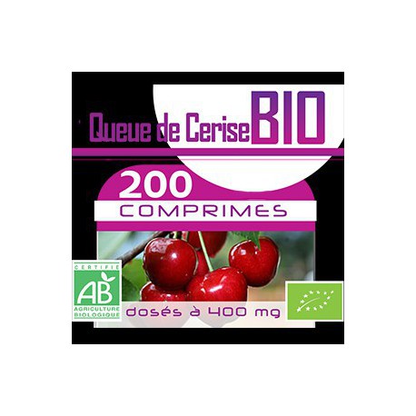 200 Comprimes Queue de Cerise Bio 400 mg
