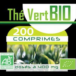 Thé Vert Bio 400 mg - 200 Comprimés