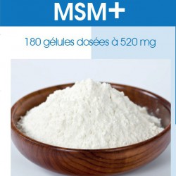 Gélule de Méthylsulfonylméthane - MSM+ - 180 Gélules