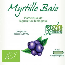 Myrtille Bio (Baies) - 200 gélules