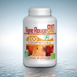 Vigne Rouge Bio - 200 comprimés à 400 mg