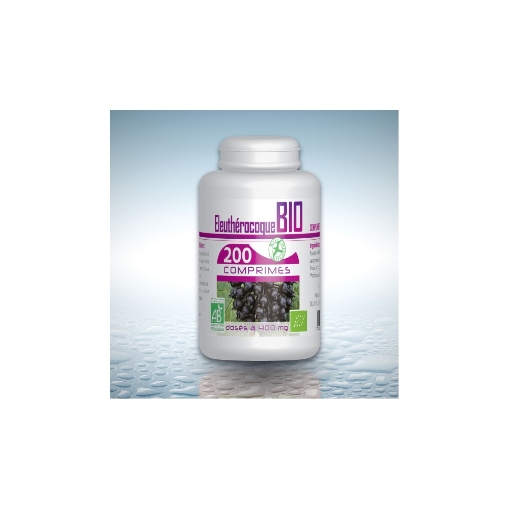 Eleuthérocoque Bio - 200 Comprimés 400 mg
