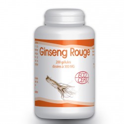 Ginseng Rouge Bio - 200 gélules à 300 mg