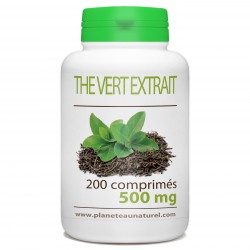 Thé Vert - 500 mg - 200 comprimés