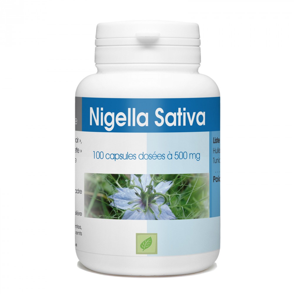 Nigella sativa - 100 capsules à 500 mg