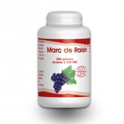 Marc de Raisin Bio - 250 mg - 200 gélules