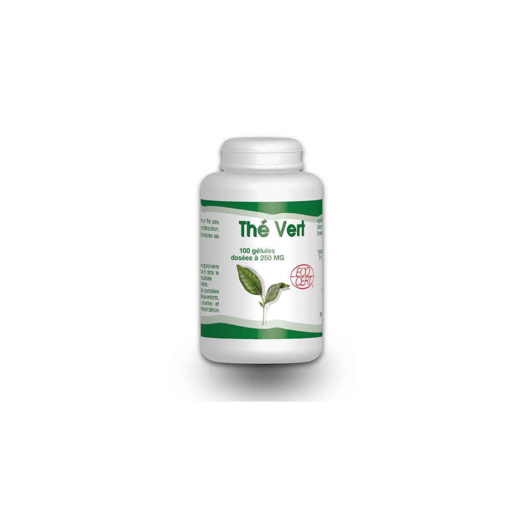 Thé Vert Bio - 100 gélules à 250 mg