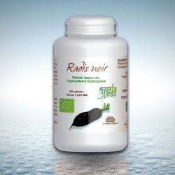 Radis Noir Bio - 270mg - 200 gélules végétales