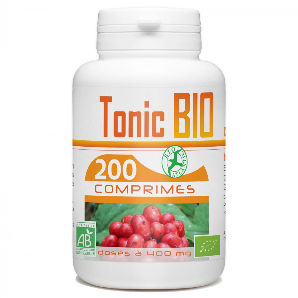 Tonic biologique - 200 comprimés à 400 mg