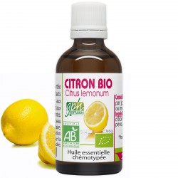 Huile Essentielle de Citron Bio 50ml