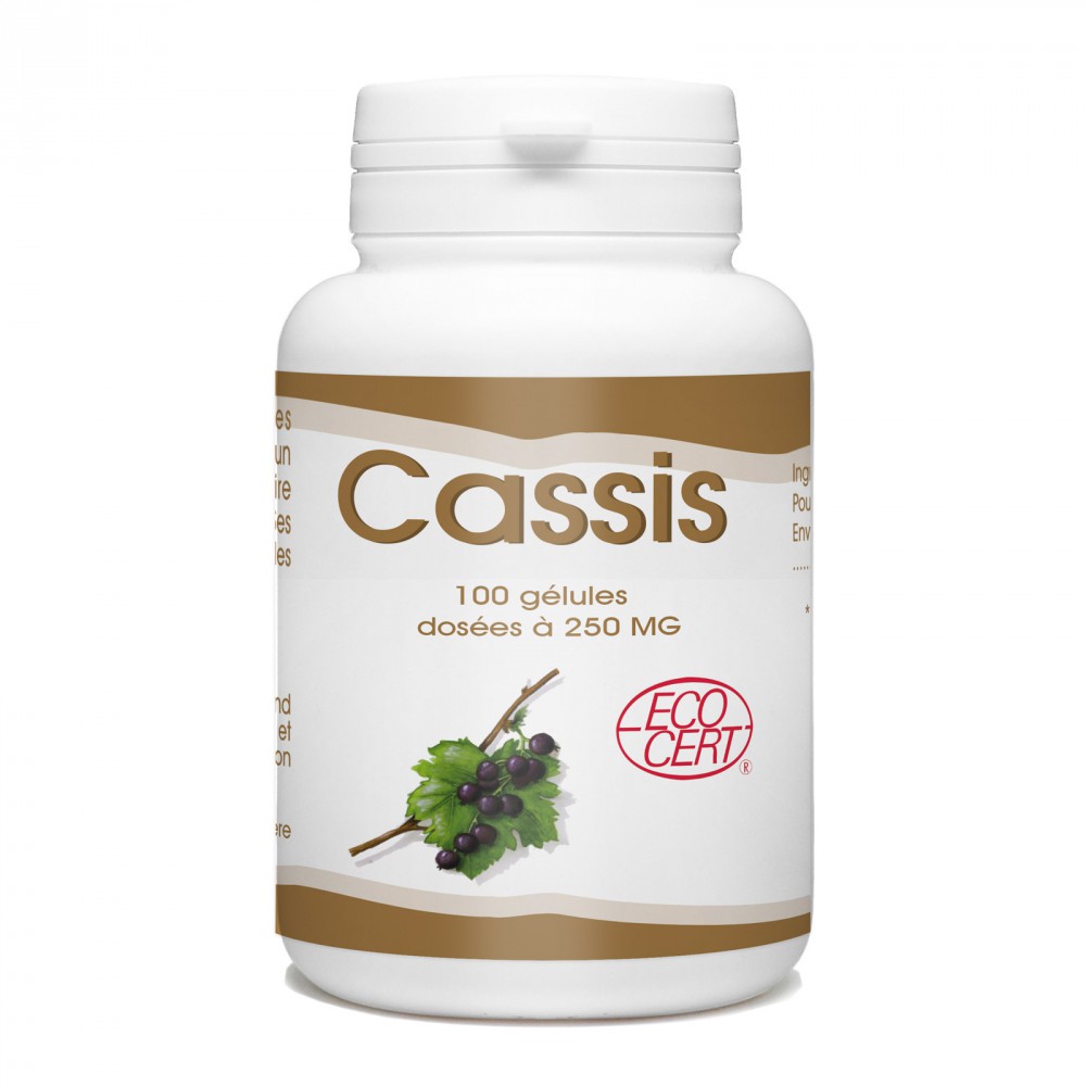 Cassis Bio - 100 gélules à 250 mg