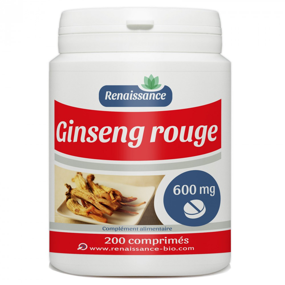 Ginseng Rouge 200 comprimés à 600 mg