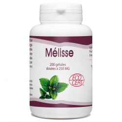 Mélisse Feuille Bio - 250 mg - 200 gélules