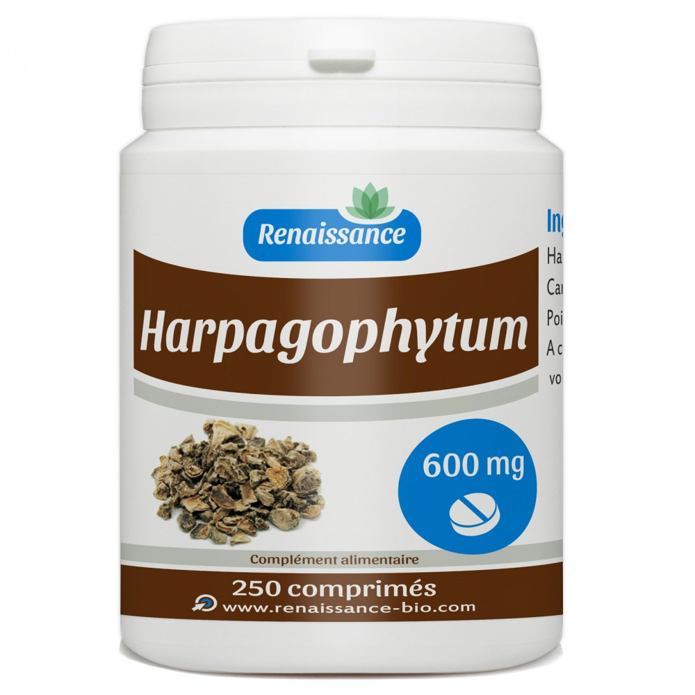 Harpagophytum dosés à 600 mg par comprime