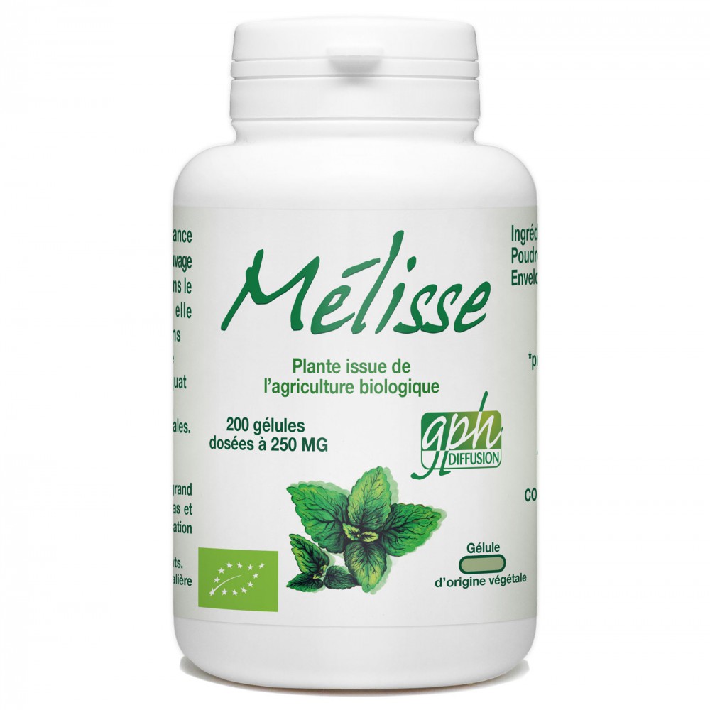 Melisse -250mg - 200 gelules vegetales