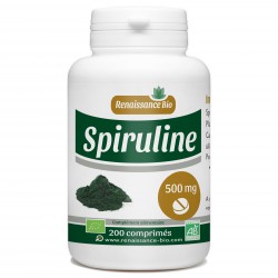 Spiruline 200 comprimés à 500 mg