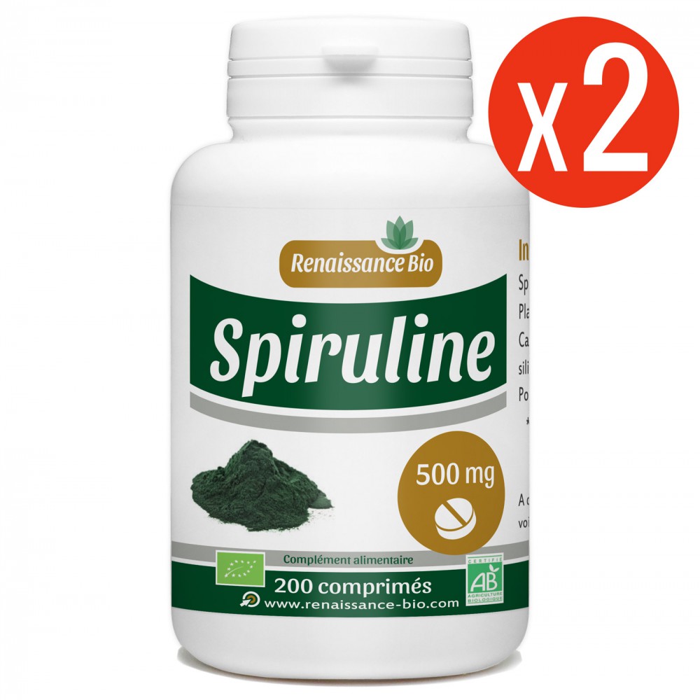 Spiruline - 500 mg - 400 comprimés  