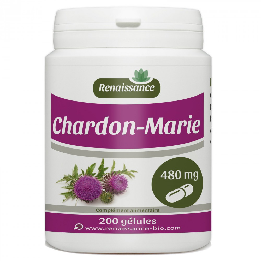 Chardon- Marie - 480 mg - 200 gélules