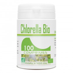 Chlorella bio- 100 comprimés à 500 mg