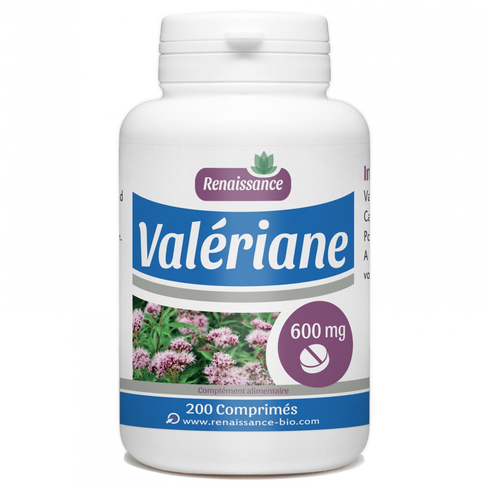 Valeriane - 200 comprimes dosées à 600 mg
