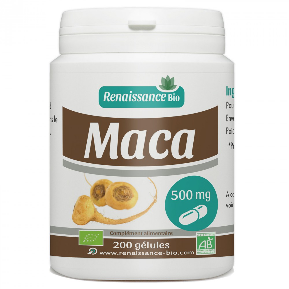 Maca Bio 500mg - 200 gélules