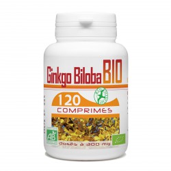 Ginkgo Biloba Bio - 120 comprimés à 300 mg