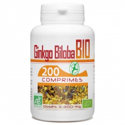 Ginkgo Biloba Bio - 200 comprimés à 300 mg