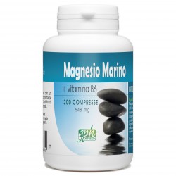 Magnesio Marino e Vitamina B6 ♦ 548 mg al giorno ♦ 200 compresse