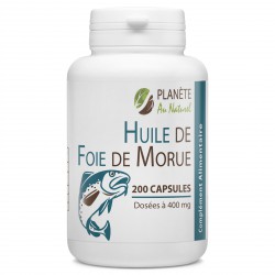 Huile de Foie de Morue 400mg - 200 capsules