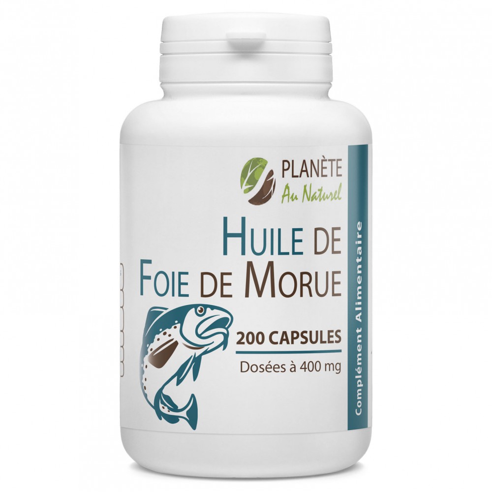 Huile de Foie de Morue 400mg - 200 capsules